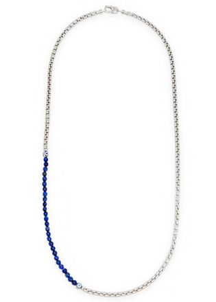 Tateossian Beaded Rhodium-plated Necklace - Silver - One Size