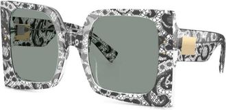 Dolce & Gabbana Dg 4490 32871 Zonnebrillen - Dames - Zonnebrillen - Veelkleurig - 53 MM - Accessoires