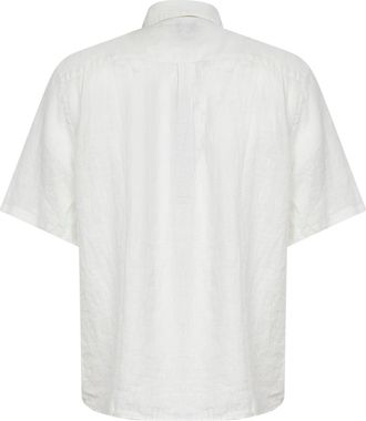 MC2 Saint Barth Mens Polo Shirt Raphael Linen White T-shirts And Polos