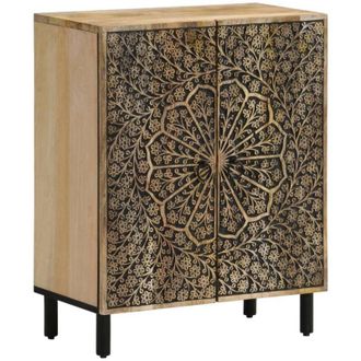 vidaXL Side Cabinet 60x33x75 cm Solid Wood Mango vidaXL