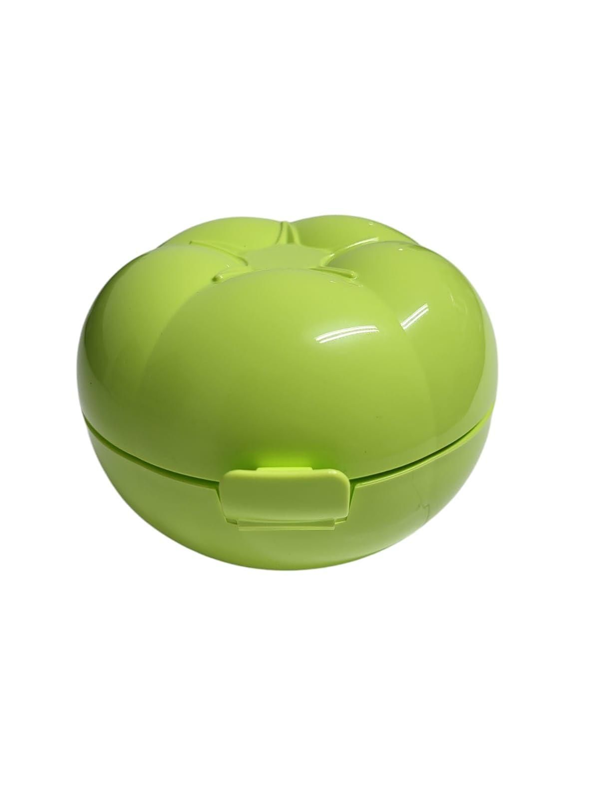 Tupperware To Go Obstbox – Rund, 14 Cm Durchmesser, 9 Cm Hoch, Spülmaschinenfest (rot Apfel Glitzer)