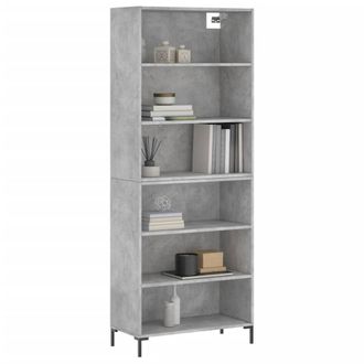 Berkfield Home Highboard Concrete Grey 69.5x32.5x180 cm Engineered Wood