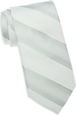 Nordstrom Revelle Stripe Silk Jacquard Tie in Green at Nordstrom
