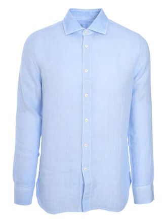 120% Lino linen shirt - Blue