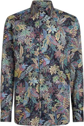 Etro Camicia con stampa - Blu