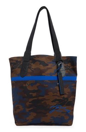 Longchamp Camo Twill Tote in Navy at Nordstrom Rack