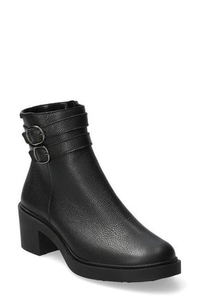 Mephisto Paisley Zip Bootie in Black Ceylon at Nordstrom, Size 5.5