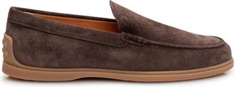 Tod's Gomma Leggera Loafers - Heren - Loafers - Bruin - 43 1/2 EU - Leer - Schoenen