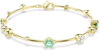 Swarovski Constella Crystal & Zirconia Bracelet in Gold at Nordstrom