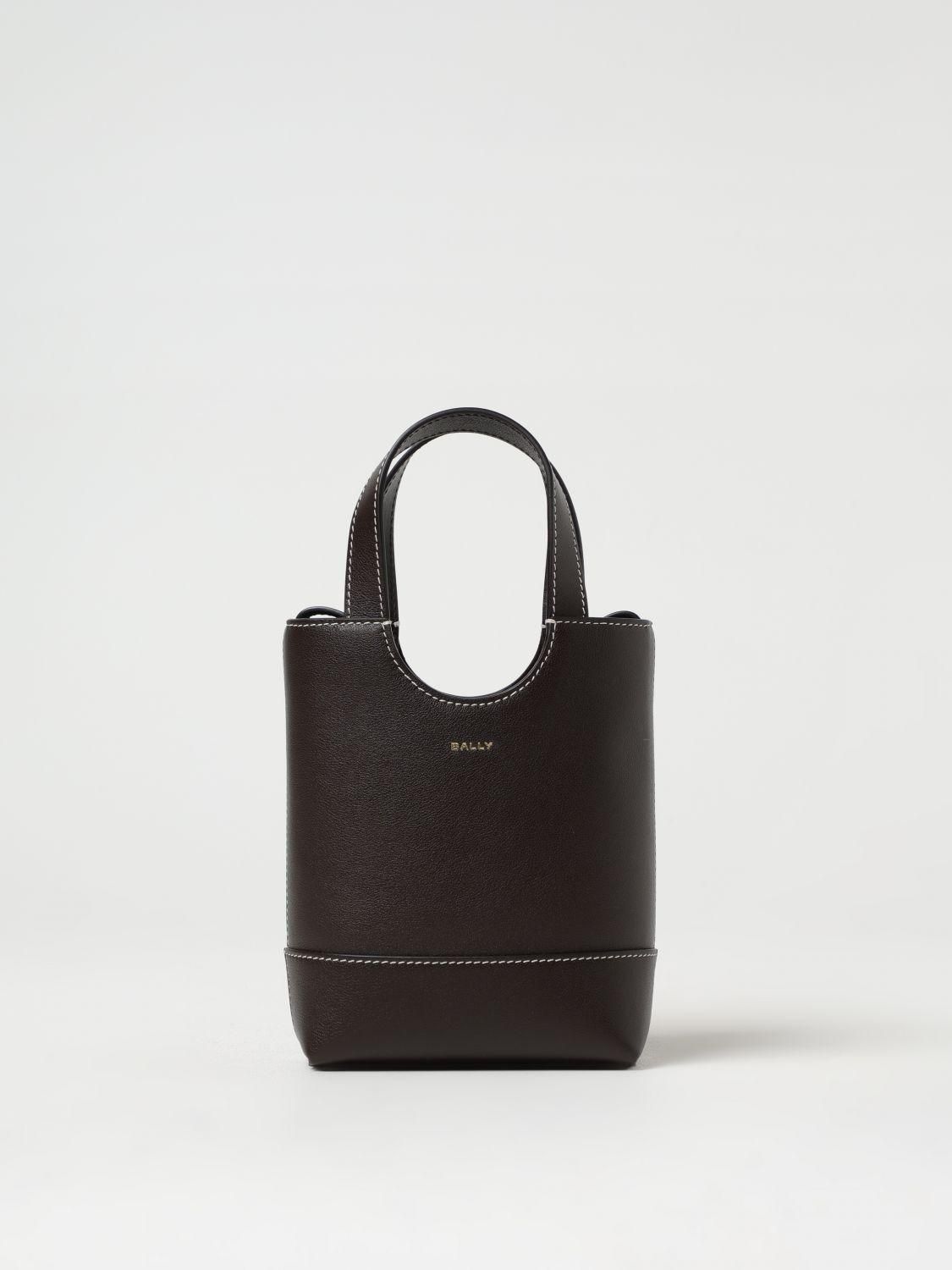 トートバッグ Bally Structured Calfskin Shoulder Bag レディース デザイナーズ レザー＆コットン トートバッグ│バリー