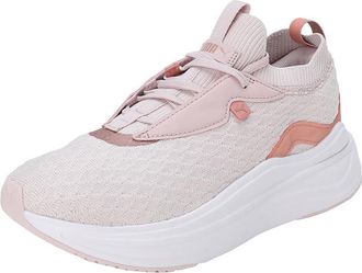 Puma Womens SOFTRIDE STAKD Premium WNS Road Running Shoe, Mauve Mist-DEEVA Peach-Rose Gold, 8.5 UK