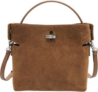 Tiffany & Fred Suede Mini Top Handle Crossbody