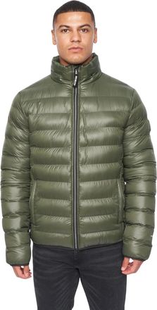 Duck and Cover Heren Shemmy 2-laags gewatteerd jack (Olijf)