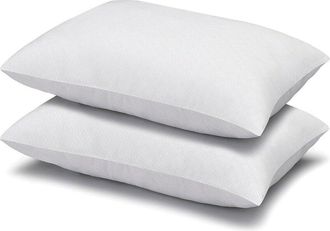 Ella Jayne Home Set of 2 Simple Comfort Down Alternative Pillows, Medium Density, Standard Size