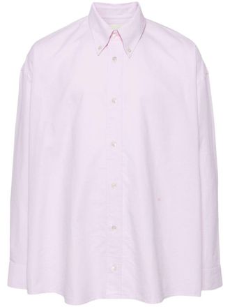 STUDIO NICHOLSON Katoenen shirt - Roze