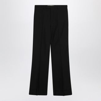 Valentino Black Wool Blend Trousers