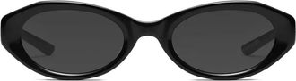 Maison Margiela x Gentle Monster Occhiali da sole con montatura ovale - Nero