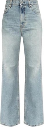 Haikure Straight Fit Jeans, female, Blue, W26, Korea Jeans