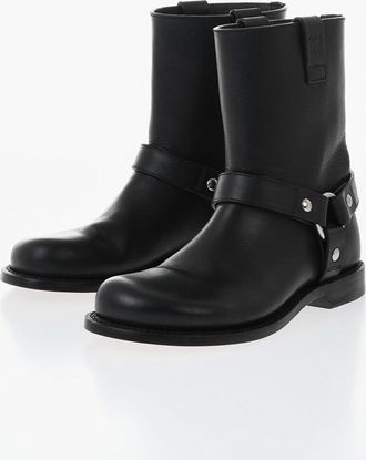 Loewe Stivaletti Biker in Pelle Loewe