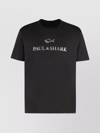 Paul & Shark cotton logo print short sleeve t-shirt