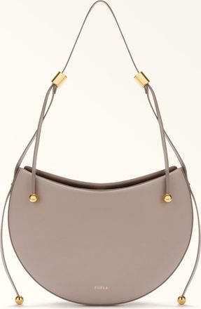Furla Moonstone Borsa A Spalla S Linen Pelle Di Vitello Sidney Donna