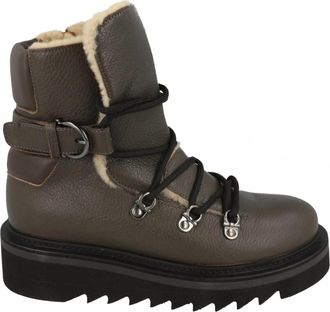 Ferragamo Womens Hiking Boots In Gree