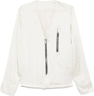 Rick Owens Safety jacket - women - Viscose/Acetate - 40 - Neutrals