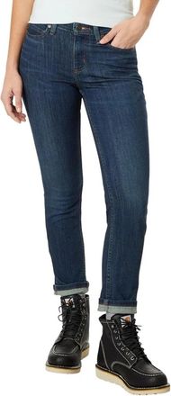 Carhartt Work in Progress Rugged Flex Jeans Womens Hazel Denim Slim Fit Tapered Leg FROG792