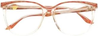 Saint Laurent Pre-owned Acetate sunglasses - Dames - Vintage Accessoires - Oranje - ONE Size - Vintage