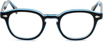 Moscot Lemtosh zonnebril met rond montuur - Zwart