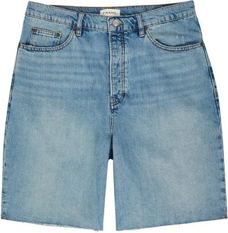 Frame Denim Baggy Denim Shorts - Light Blue - 36 (W36 / XL)