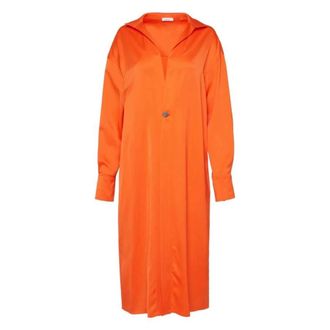 Ferragamo Ferragamo Stretch Viscose Minimalist Long Overcoat