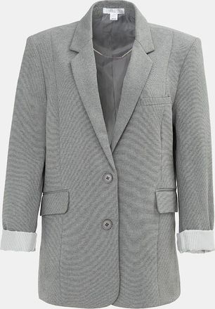 Miso Womens Ladies Miso Blazer Jacket - Grey - Size: 12