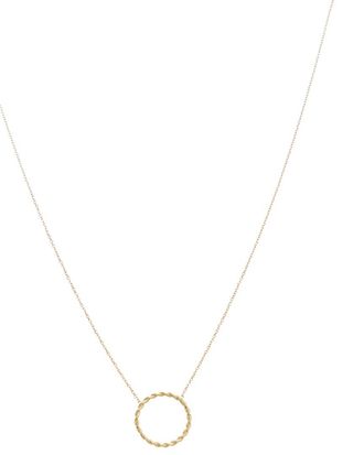 Italian Gold, Inc 10K Twisted Circle Adjustable Necklace