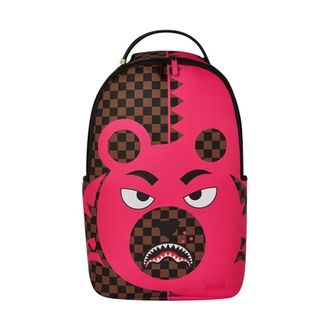 Sprayground Backpacks, unisex, Multicolor, Size: ONE SIZE Pink Bear Shark Backpack