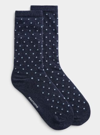 Simons Womens Pin dot socks
