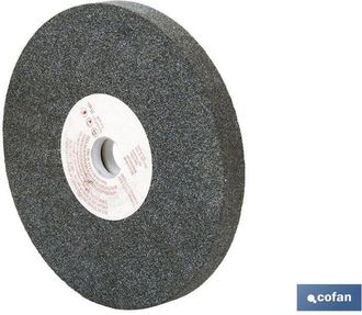 cofan Muela Abras. Hierro 250x30x25 Gr.60, Muelas Abrasivas Color Gris (acero De Construcci&oacute;n, Aceros Aleados, Fundici&oacute;n Gris, Etc) Para Trabajos De Desbast