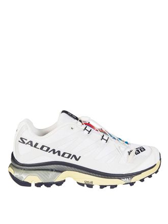 Salomon White Black Beige Accents Sneakers