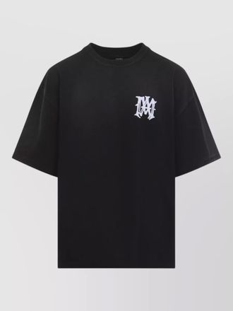 Amiri hollywood logo graphic oversized crew neck t-shirt
