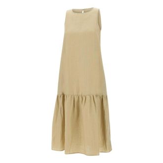 Kaos Midi Dresses, female, Beige, Size: XS Kaos Dresses Beige