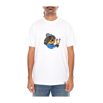 Carhartt Work in Progress Tops, Heren, Wit, L, Katoen, S/S Slingshot T-Shirt