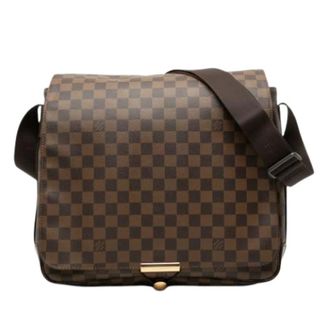 Louis Vuitton Pre-owned Cross Body Bags, male, Brown, Size: ONE SIZE Pre-owned Damier Shoulder Bag