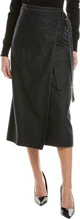 Brunello Cucinelli Wool Wrap Skirt