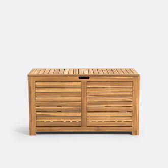 La Redoute Interieurs Opbergkoffer in acacia B90 cm, Garden