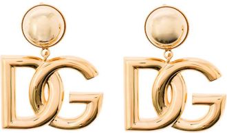 Dolce & Gabbana Golden Logo Earrings