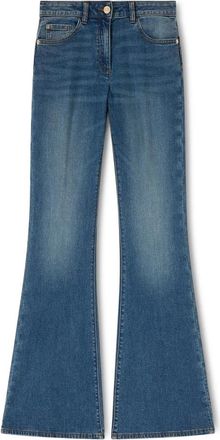 Motivi Elle High Waist Flare Jeans - Dames - Flared Jeans - Blauw - XS - Katoen - Jeans