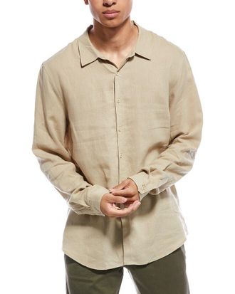 Onia Standard Linen-Blend Shirt