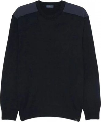 Paul & Shark Rondgebreide trui - Heren - Ronde hals truien - Blauw - XL - Truien & Vesten