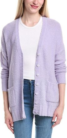 Autumn Cashmere Boucle Oversize Boyfriend Cashmere Cardigan