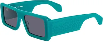 Off-white Unisex Black Square Sunglasses OERI140TROY 5907